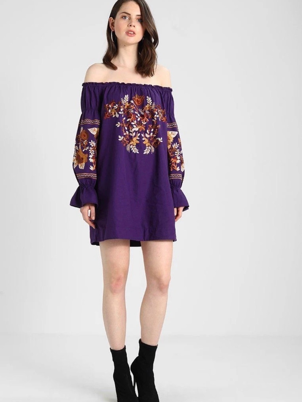 Free People Purple Boho Dress/Tunic
